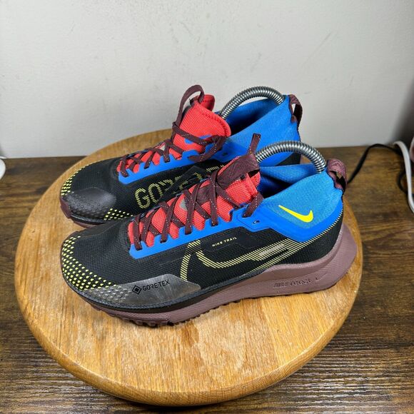 Nike React Pegasus Trail 4 Gore-Tex Black Vivid Shoe Women's Size 7 DJ7929-003 - Picture 3 of 9